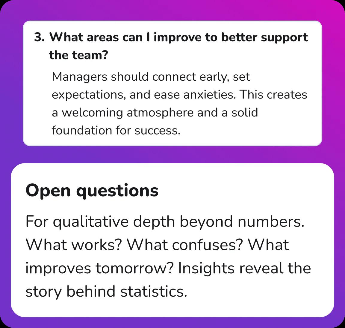 Build your feedback moments