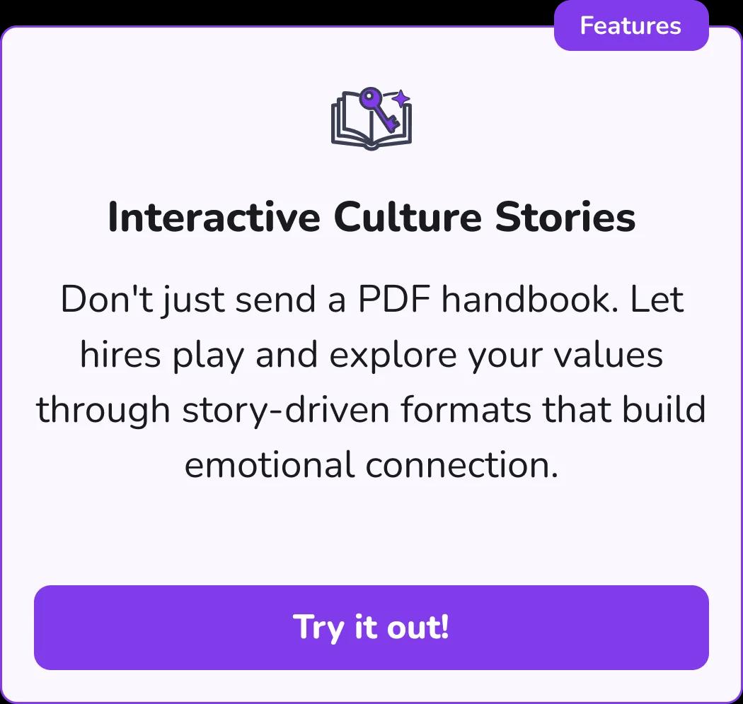 Interactive experience 1